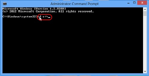 Windows 8 Admin Command Prompt